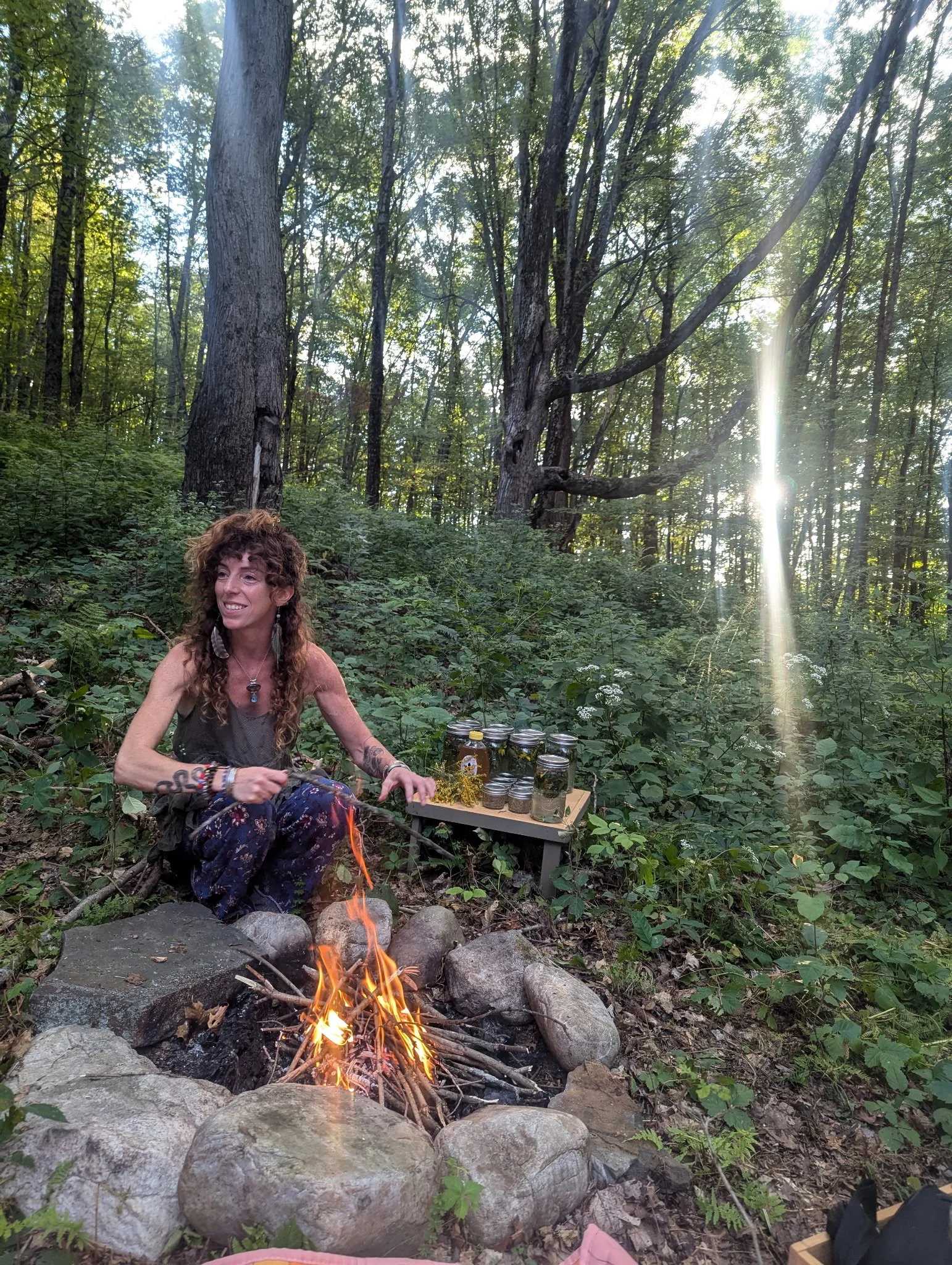 Fire tending